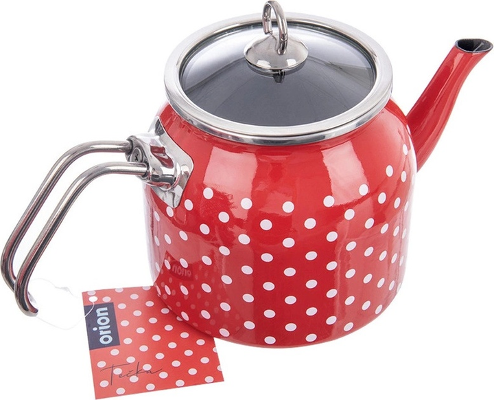 Чайник Orion Tecka емальований 1.1 л (8592381217396) - зображення 5