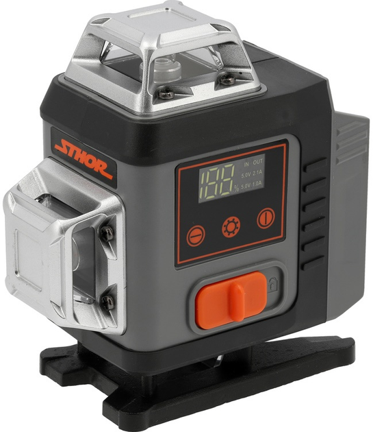 Poziomica laserowa na 4D-płaszczyźnie STHOR z zieloną wiązką 25 m 3.7 V (18007_sth) - obraz 1