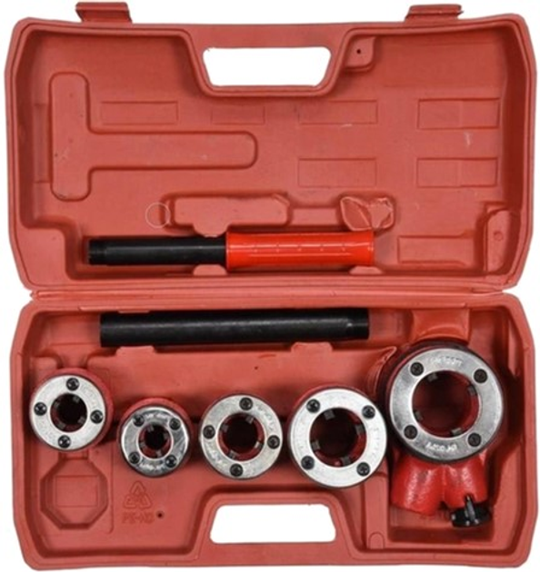 Zestaw do gwintowania VOREL 3/8"-5/4" w walizce 7 szt (55820_v) - obraz 1