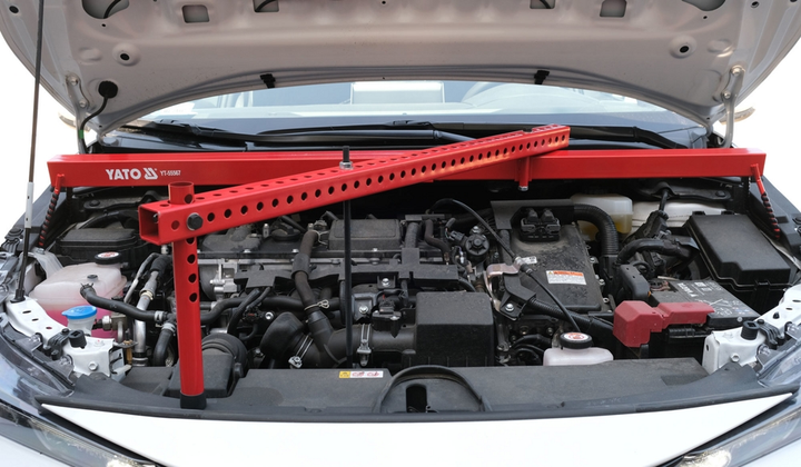 Belka z poprzeczką YATO do podwieszania silnika i zespołów do 320 kg 90-160 cm (YT-55567) - obraz 4