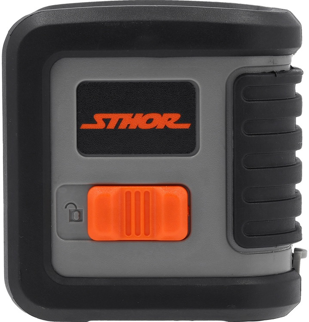 Poziomica laserowa samopoziomująca STHOR z krzyżową zieloną wiązką 10 m 1.5 V (18003_sth) - obraz 4