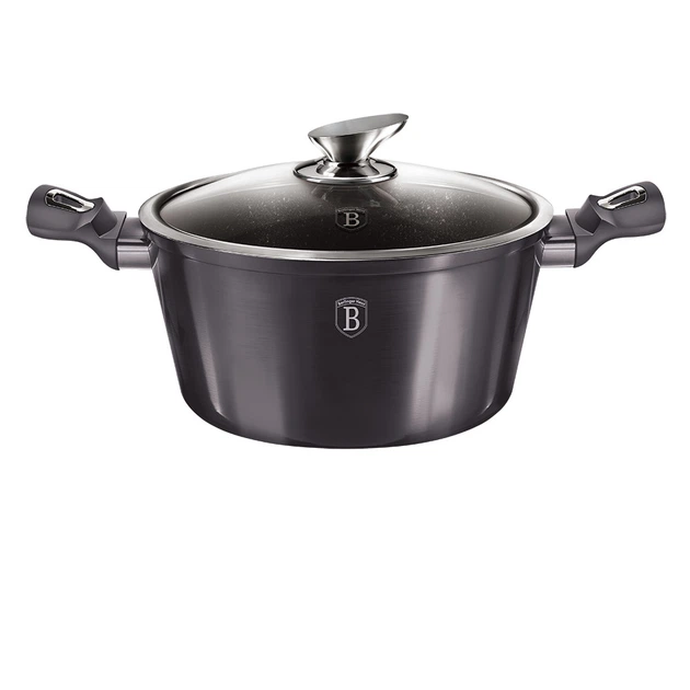 Каструля Berlinger Haus Carbon Pro 6.1 л BH-6894 - Фото 1 Каструля Berlinger Haus Carbon Pro 6.1 л BH-6894 - зображення 1