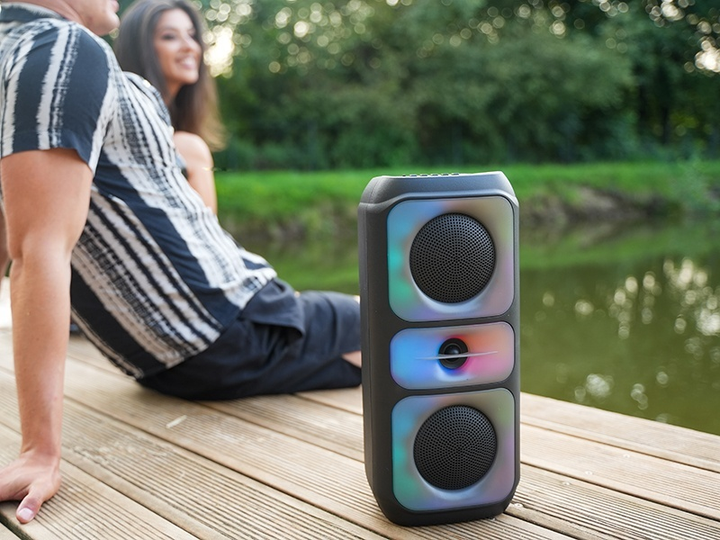 Портативна колонка Tracer Powervox P2 TWS BT 20W RGB Black (TRAGLO47688) - зображення 9