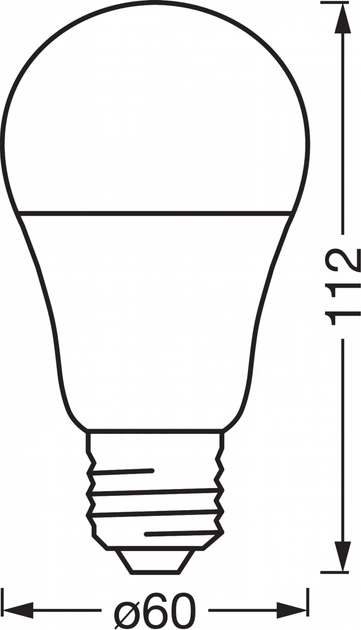 Світлодіодна лампа OSRAM SMART+ WiFi A60 9W RGBW 806Lm DIM E27 (4099854461286) - зображення 6