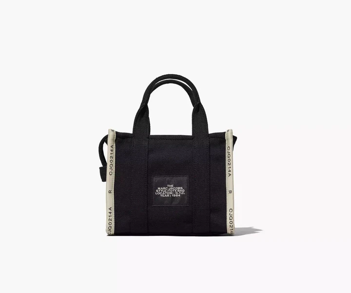 Женская сумка тоут Marc Jacobs Jacquard Small Tote Bag Black - изображение 2