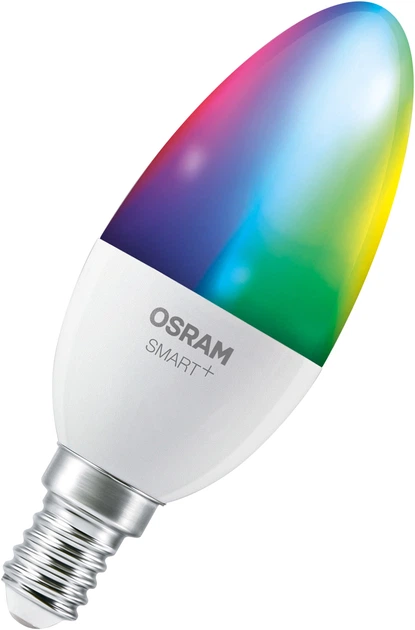 Світлодіодна лампа OSRAM SMART+ WiFi B40 4.9W RGBW 470Lm DIM E14 (4099854461330) - зображення 2