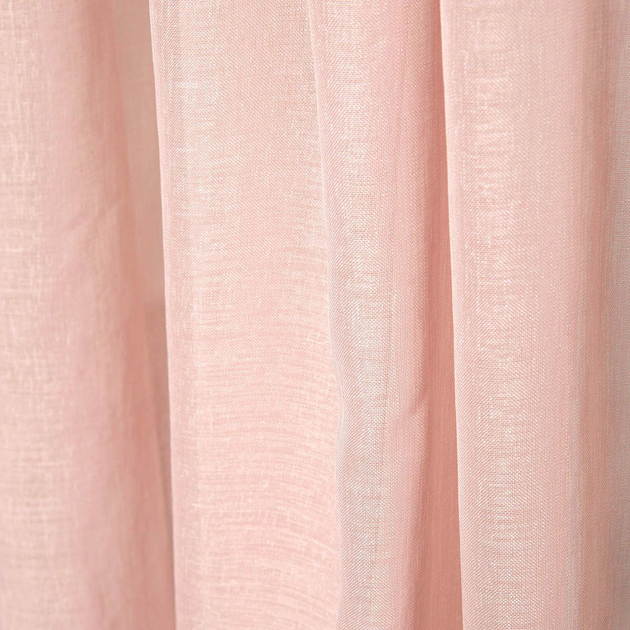 Фіранка Homla Adi з помпонами рожева 140x250 см (5904183851785) - зображення 4
