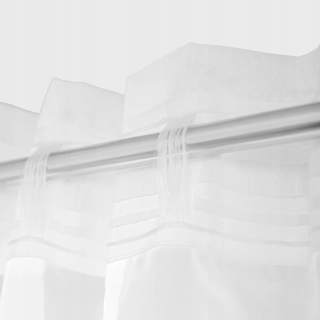 Фіранка Homla B2 Essentials Swiss з тасьмою біла 300x250 см (5906496717734) - зображення 2