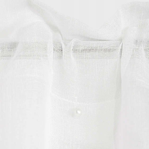 Фіранка Homla B2 Essentials Milan з перлинами біла 140x250 см (5906496717710) - зображення 5