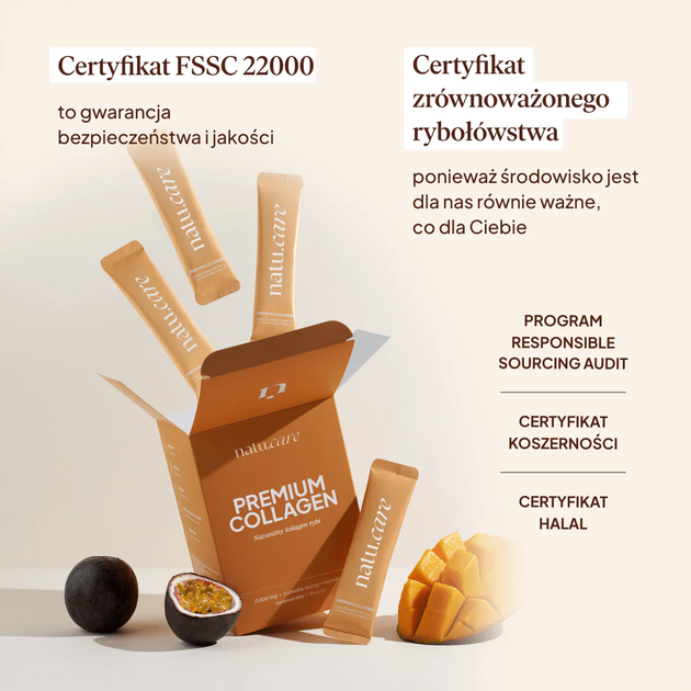 Suplement diety Natu.Care Collagen Premium 5000 mg 30 saszetek Magno-marakuja (5905072809603) - obraz 8