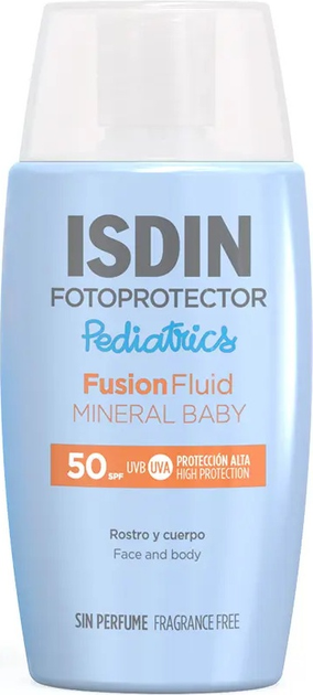 Сонцезахисний крем Isdin Fotoprotector Baby Mineral SPF 50 + 50 мл (8429420306905) - зображення 1