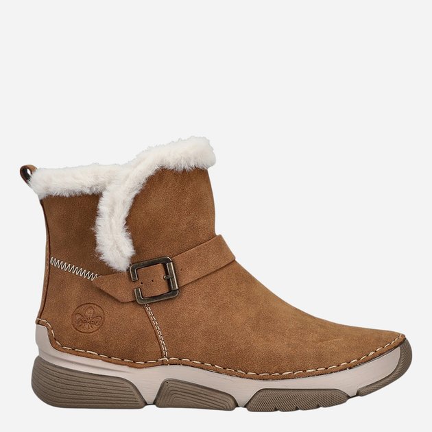 Zimowe kozaki damskie ocieplane Rieker 45966-20 40 (6.5UK) Brązowe (4061811930876) - obraz 1