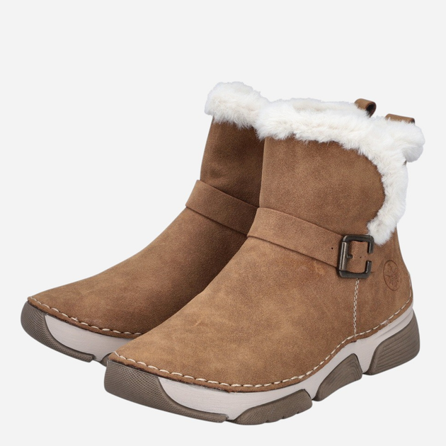 Zimowe kozaki damskie ocieplane Rieker 45966-20 41 (7.5UK) Brązowe (4061811930883) - obraz 2