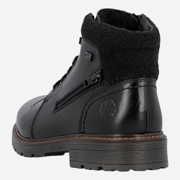 Trzewiki męskie skórzane Rieker 32020-00 44 (9.5UK) Czarne (4061811894017) - obraz 5