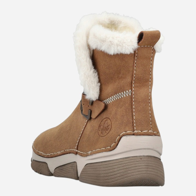 Zimowe kozaki damskie ocieplane Rieker 45966-20 36 (3.5UK) Brązowe (4061811930838) - obraz 5