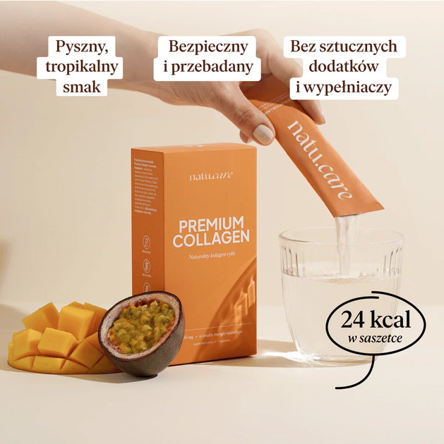 Suplement diety Natu.Care Collagen Premium 5000 mg 7 saszetek Magno-marakuja (5905943691306) - obraz 2