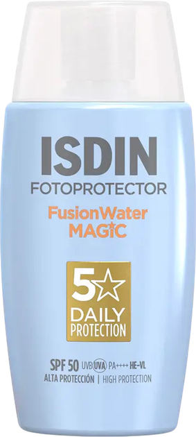 Сонцезахисний крем Isdin Fotoprotector Fusion Water Magic SPF 50 50 мл (8429420306240) - зображення 1