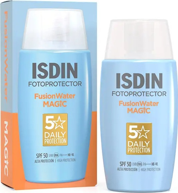 Сонцезахисний крем Isdin Fotoprotector Fusion Water Magic SPF 50 50 мл (8429420306240) - зображення 2