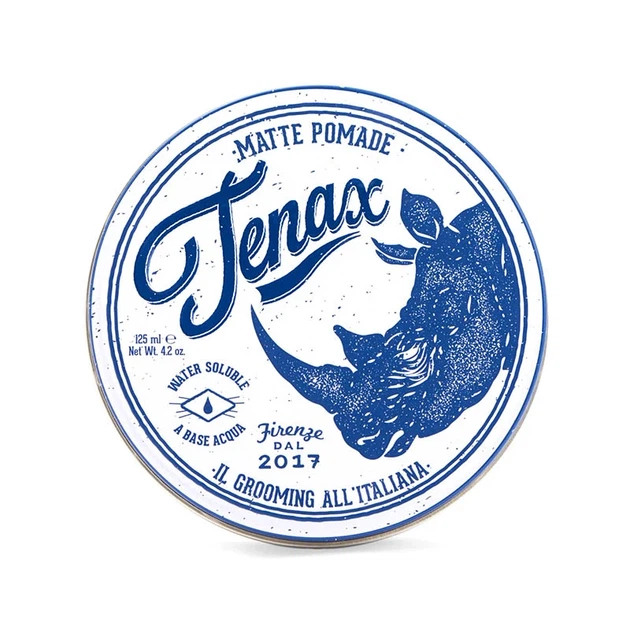 Матова моделююча помада на водяній основі Tenax Hair Matte Pomade Strong Hold 125 мл - Фото 3 Матова моделююча помада на водяній основі Tenax Hair Matte Pomade Strong Hold 125 мл - зображення 3