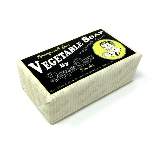 Мило Dapper Dan Lemongrass & limes Vegetable Soap 190 г - изображение 2
