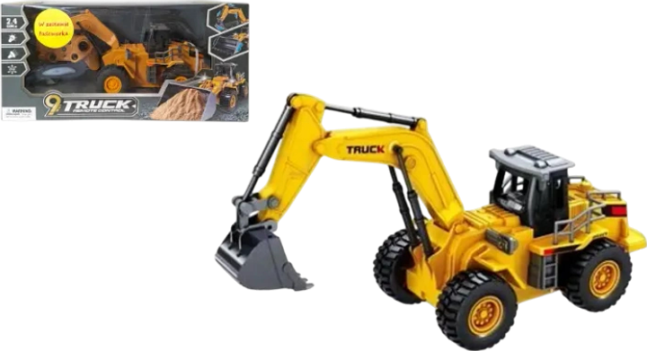 Koparka zdalnie sterowana Swede ze światłem i dźwiękiem G8352 (5902496216505) - obraz 1