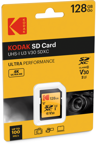 Карта памяти Kodak SD 128 GB U3/V30/A1 - изображение 6