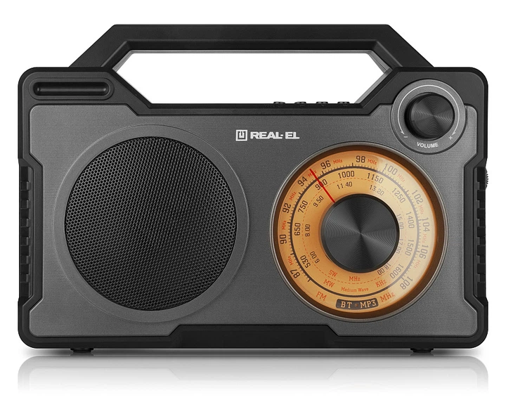 Портативный радиоприемник REAL-EL X-703 black - изображение 2