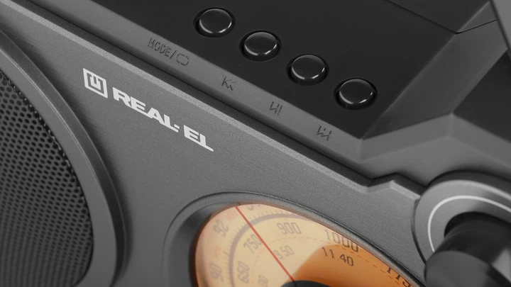 Портативный радиоприемник REAL-EL X-703 black - изображение 8