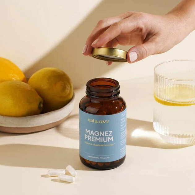 Харчова добавка Natu.Care Магній Преміум + Вітамін B6 90 капсул (5905943690620) - зображення 3