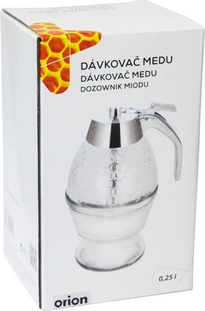 Диспенсер для меду/сиропу Orion скляний 250 мл (8592381111052) - зображення 4