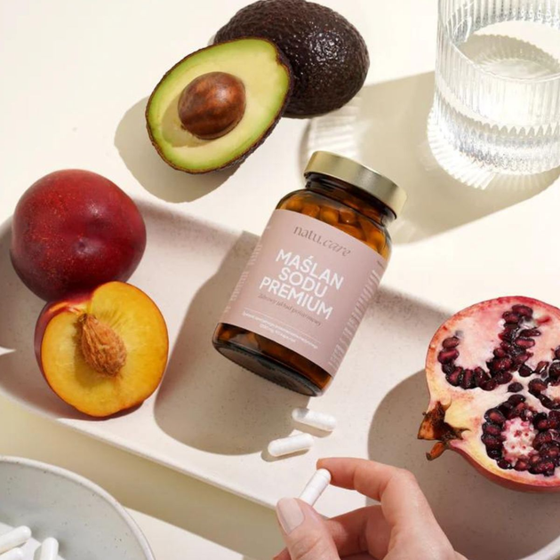 Suplement diety Natu.Care Maślan Sodu Premium 1200 mg 90 kapsułek (5905943690613) - obraz 3