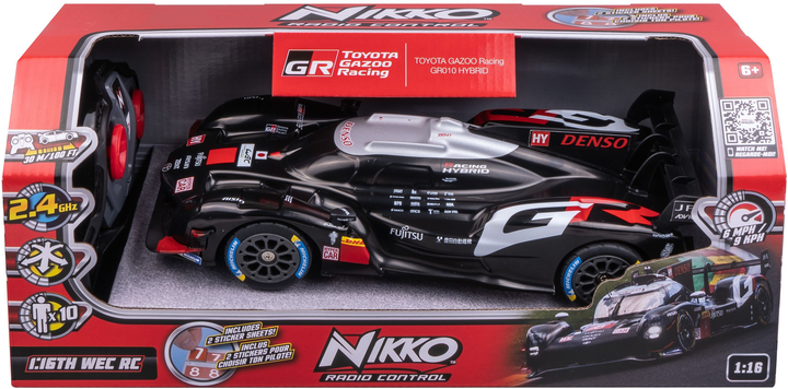 Радіокерований транспорт NIKKO Toyota GR WEC GR010 Hybrid масштаб 1:16 (4894716106226) - зображення 1
