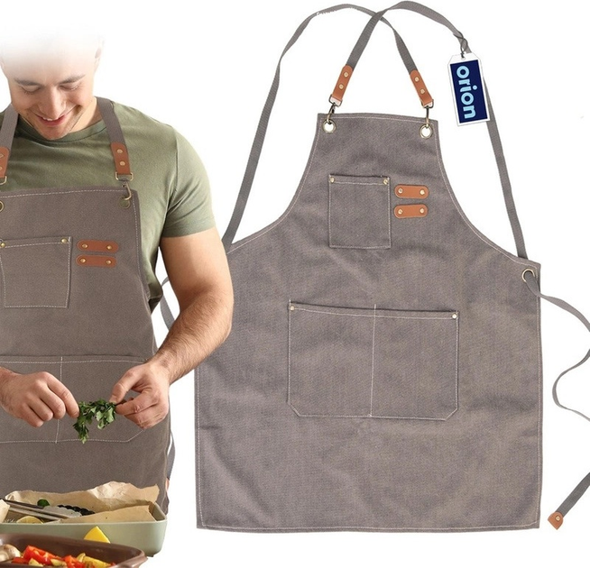 Fartuch kuchenny Orion wiązany 74 cm (8592381200077) - obraz 5