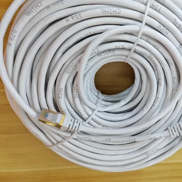 Патч Корд LAN кабель 75 м Высокоскоростной для интернета Ethernet НАРУЖНЫЙ ВНЕШНИЙ (0_30398) - изображение 2