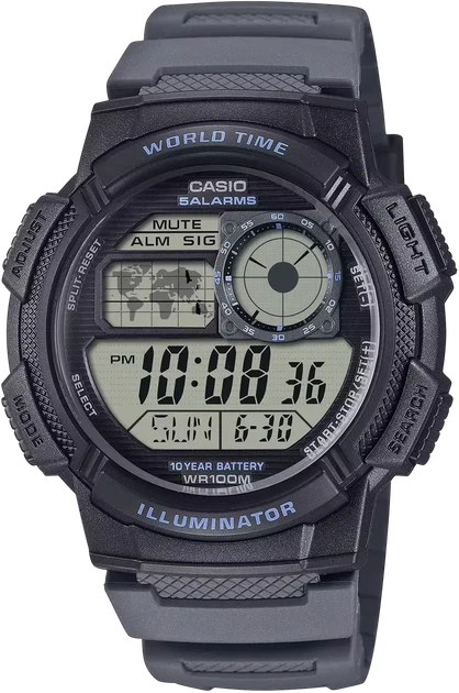 Чоловічий годинник Casio TIMELESS COLLECTION AE-1000W-8AVEF - Фото 1 Чоловічий годинник Casio TIMELESS COLLECTION AE-1000W-8AVEF - зображення 1