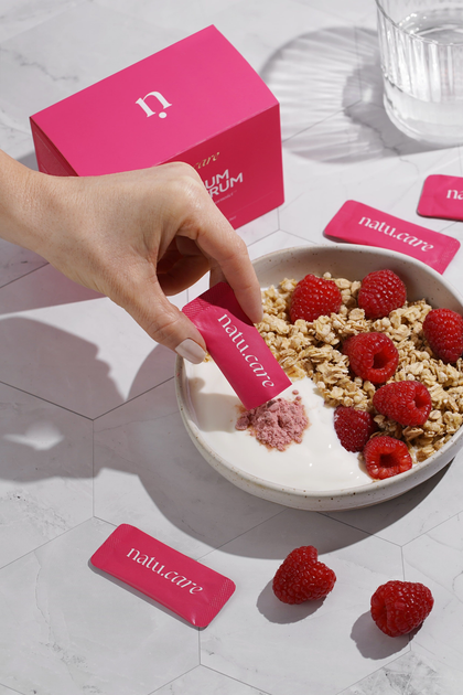 Харчова добавка Natu.Care Premium Colostrum 30 саше Малина та бузина (5905943690774) - зображення 3