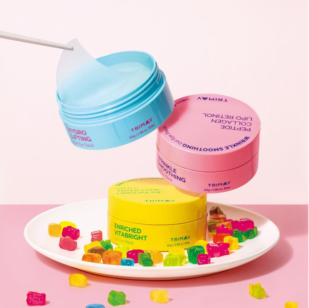 Патчі для шкіри навколо очей Trimay VitaBright гідрогелеві 60 шт (8809822541010) - зображення 6