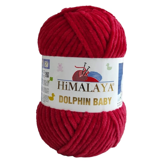 Пряжа Himalaya dolphin baby № 80352 вишневый (насыщенно красный, бордовый) - Фото 1 Пряжа Himalaya dolphin baby № 80352 вишневый (насыщенно красный, бордовый) - изображение 1