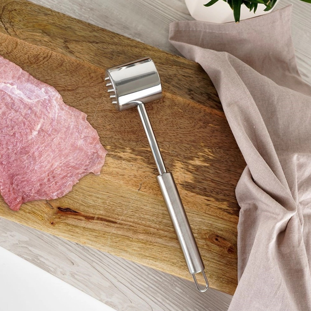 Молоток для м'яса Orion Luxy двосторонній з нержавіючої сталі 27 см (8592381179632) - зображення 9