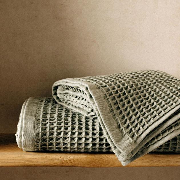 Рушник Homla Vaffel фісташковий 70x130 см (5904183842158) - зображення 4