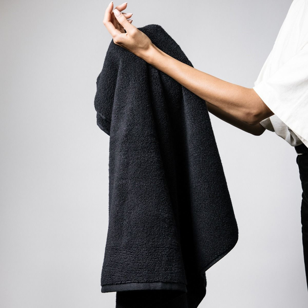 Рушник Homla Desma м'який чорний 70x130 см (5906496737077) - зображення 6