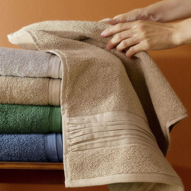 Рушник Homla Meride бавовняний бежевий 70x130 см (5904183862484) - зображення 5