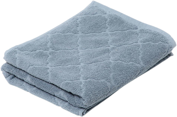 Рушник Homla Samine бавовняний з марокканською конюшиною блакитний 70x130 см (5904183838298) - зображення 1