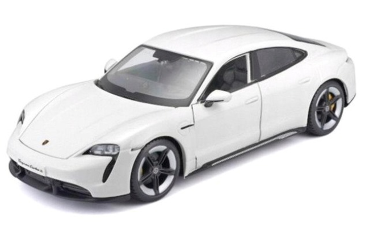Металева модель автомобіля Bburago Porsche Taycan Turbo S (1:24) 18-21098 (4893993210985) - зображення 2