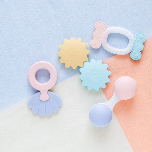 Набор первых погремушек Pastel Canpol babies (5903407794013) - Фото 2 Набор первых погремушек Pastel Canpol babies (5903407794013) - изображение 2