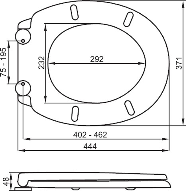 Deska sedesowa Fala 2w1 75471 - obraz 11