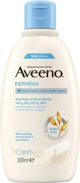 Гель для душу Aveeno Dermexa емолентний 300 мл (3574661810768) - зображення 1
