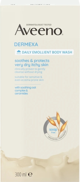 Гель для душу Aveeno Dermexa емолентний 300 мл (3574661810768) - зображення 2