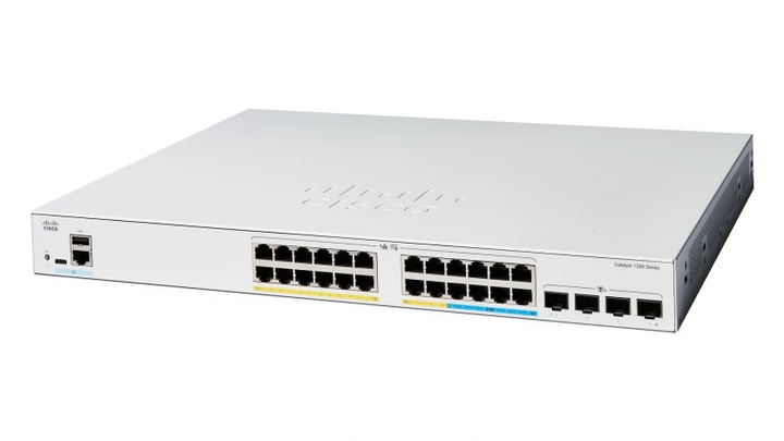 Switch Cisco Catalyst 1300 24-Port Switch  (C1300-24MGP-4X) - obraz 1
