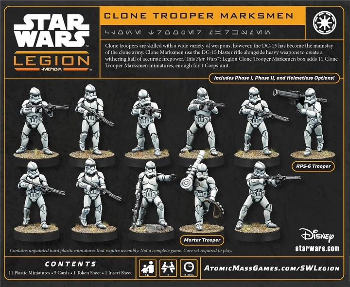 Додаток до настільної гри Atomic Mass Games Star Wars Legion 2.0: Clone Trooper Marksmen (версія англійька) (841333133474) - зображення 4